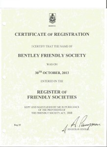 Certificate Reg. Society 10-30-2013
